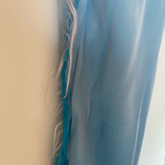 Rodarte | Delicate Blue Silk | Floaty Slip Dress | Neck Detail | UK 8-10 - Picture 3 of 12